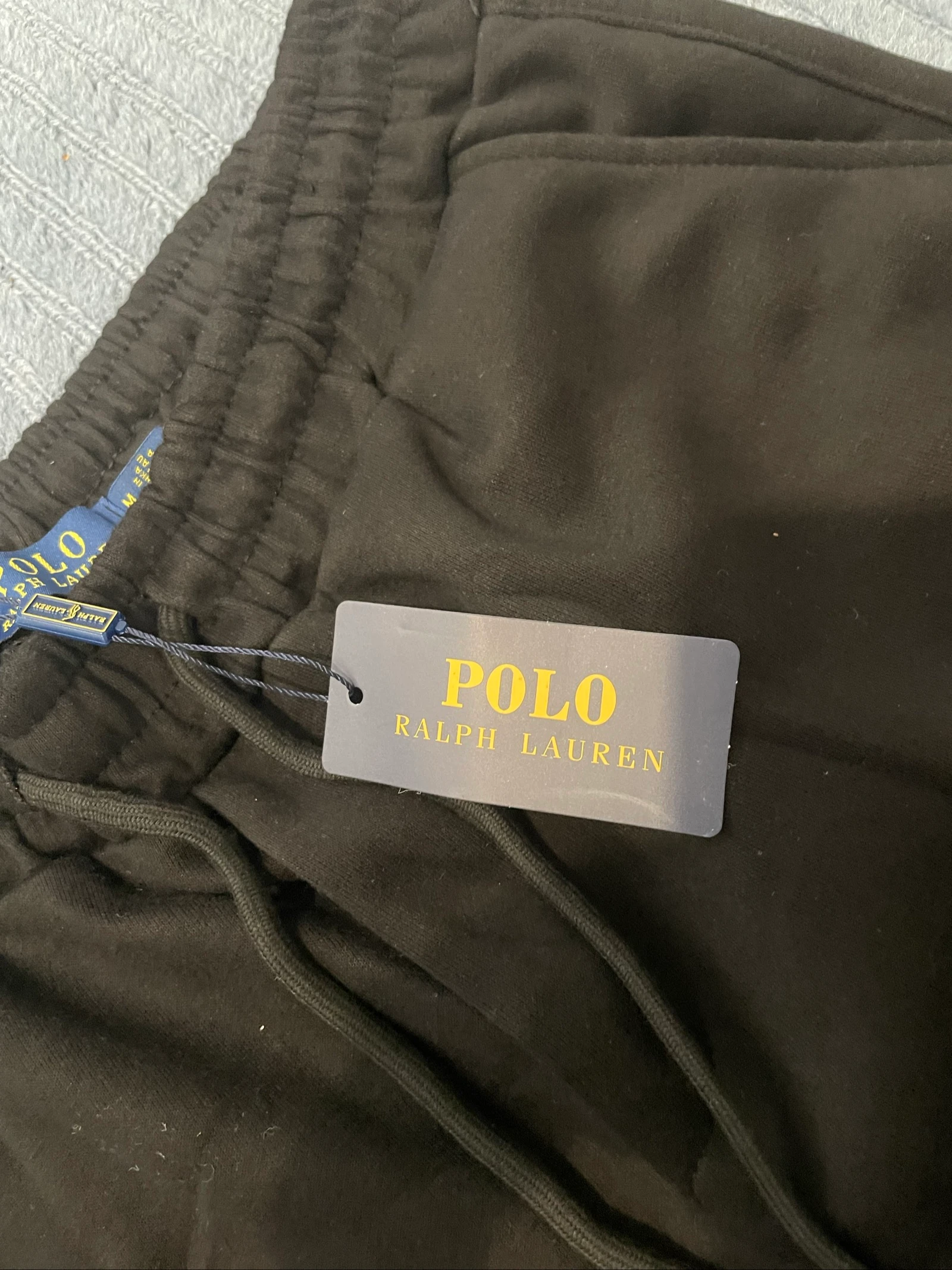 Calça Ralph Lauren Preta com Logotipo Vermelho Original – Tamanho [M] – photo 4